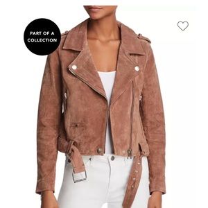 Blanknyc suede Moto jacket
